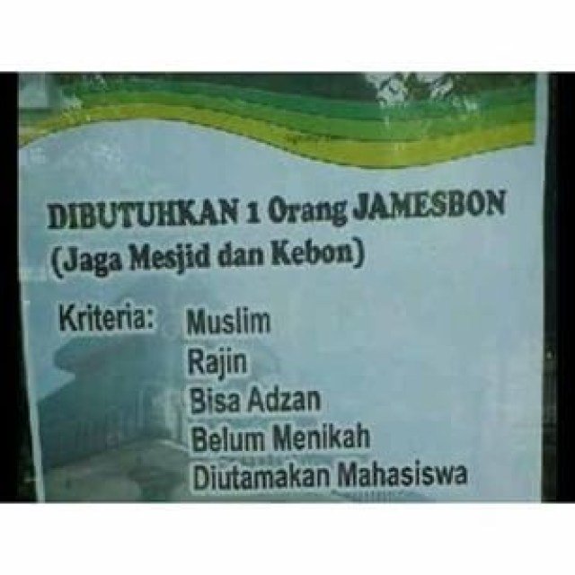 Lowongan pekerjaan unik